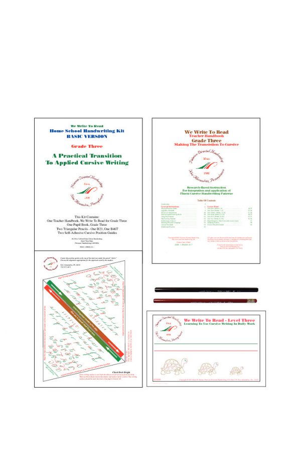 Online Store for Peterson Directed Handwriting Products. Learn Cursive.