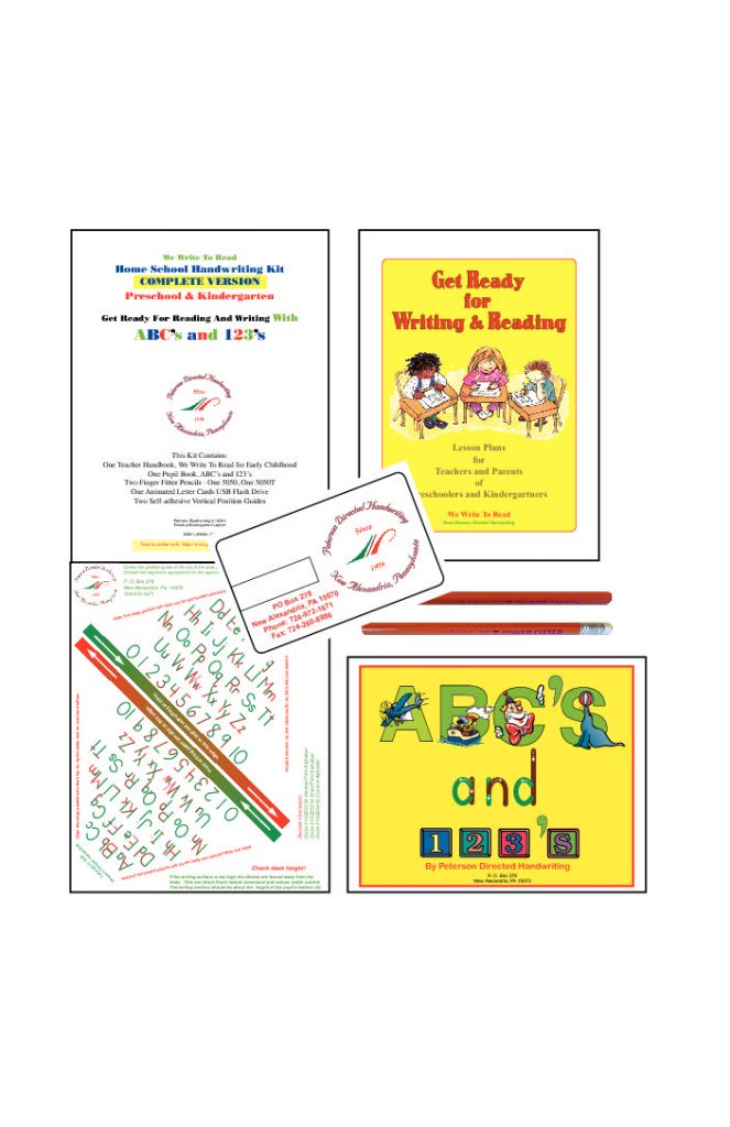 Online Store for Peterson Directed Handwriting Products. Learn Cursive.