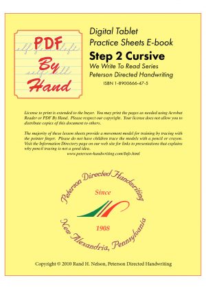 Online Store for Peterson Directed Handwriting Products. Learn Cursive.