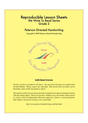 Online Store for Peterson Directed Handwriting Products. Learn Cursive.